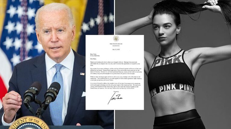 E rrallë, modelja shqiptare merr letër nga Joe Biden