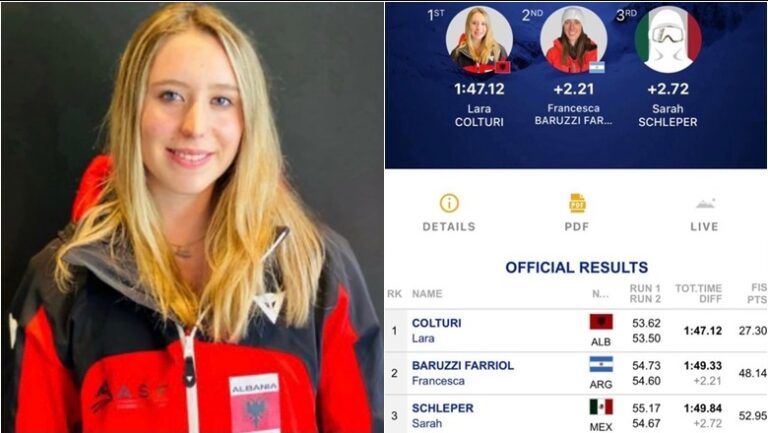 Rama uron skiatoren shqiptare Lara Colturi: Ëndrra e saj, të ngjisë flamurin kuqezi në majën më të lartë të botës