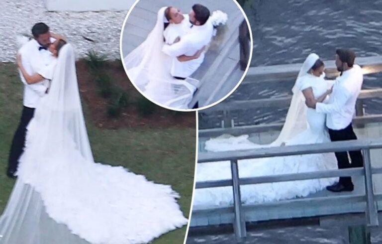 Jennifer Lopez bëhet nuse, një dasmë e bardhë me Ben Afflec (FOTO)