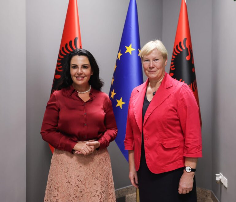 Zv/kryeministrja Balluku pret ambasadoren e re të BE, Hohmann: Mbështetje në infrastrukturë dhe energji