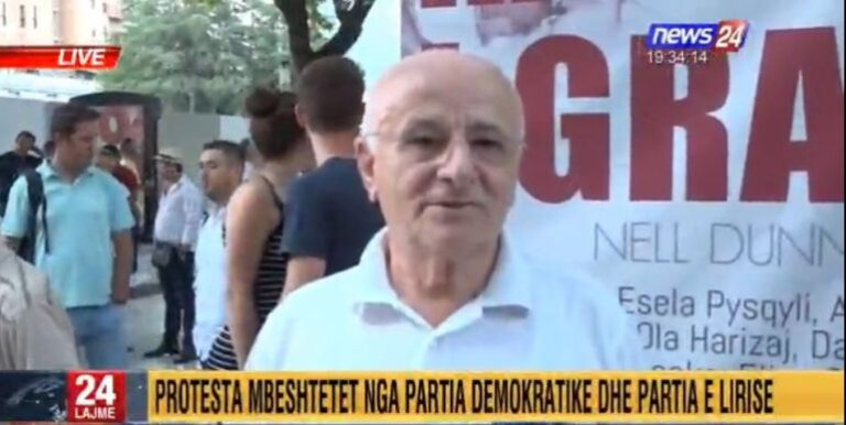 “Do vijnë ditë më të zeza në shtator”, qytetari në protestë: Të ikë Rama i pari