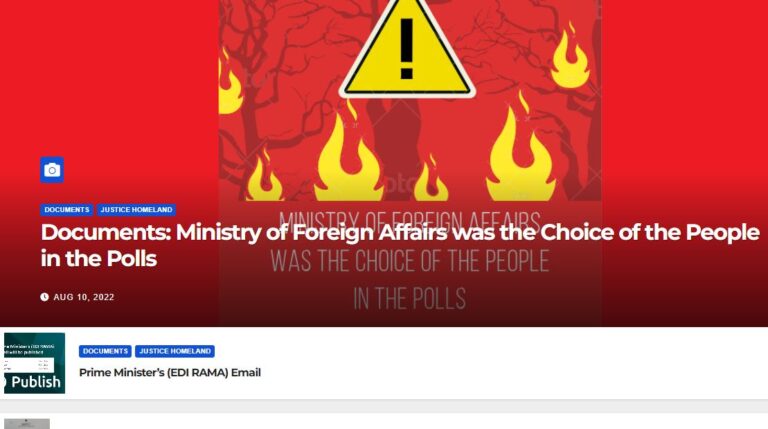Pas e-maileve të Ramës, hakerat publikojnë të dhëna nga faqet e ambasadave