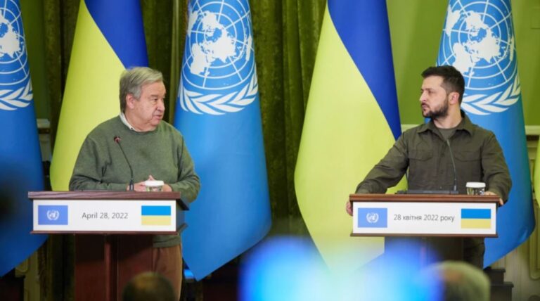 Guterres takohet të enjten me Zelensky-n dhe Erdogan në Ukrainë