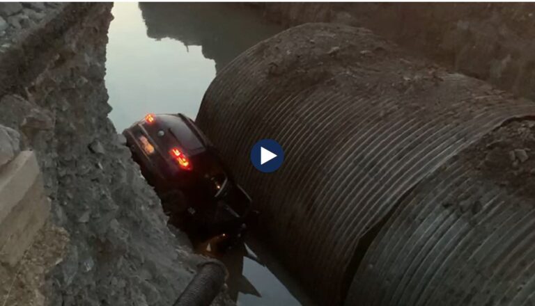 Aksidentohet familja në Bulqizë, makina përfundon në kanal