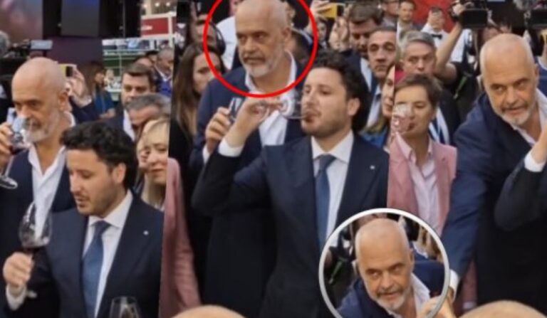 VIDEO/ Ramës i ofrohet një gotë verë në Serbi, por e refuzon dhe nuk e provon