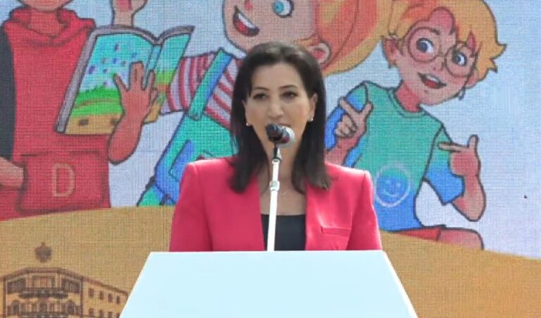 Ministrja Kushi: Abetarja e përbashkët do të fshijë kufijtë mes Kosovës e Shqipërisë