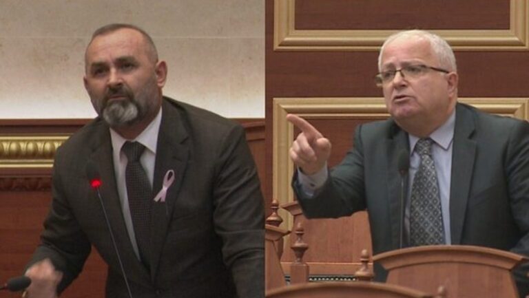 Tension në Kuvend/ ”Bëhu aq burrë sa Spiropali”, Spaho përplaset me Manjën