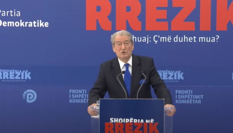 Berisha i prerë: Nesër protesta në Bulevardin kryesor të Tiranës!