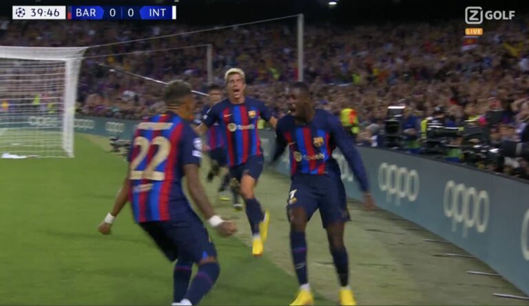 Barcelona zhbllokon super duelin ndaj Interit, shënon Dembele (VIDEO)