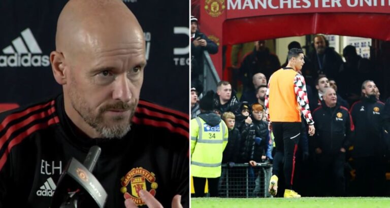 Ten Hag: Ronaldo refuzoi të luante në minutat e fundit, është hera e dytë