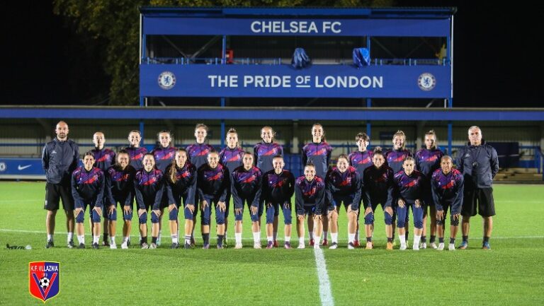 Vllaznia për femra luan sonte një tjetër ndeshje historike, sfidon Chelsea-n