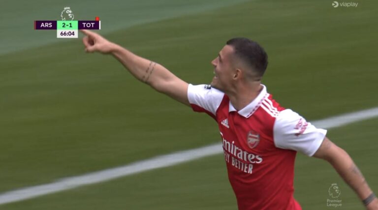 Xhaka shënon super gol ndaj Tottenhamit, Arsenali udhëheq bindshëm (VIDEO)