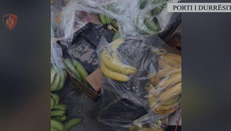33 kg kokainë në arkat me banane të kompanisë “BanaKing”. Neritan Sejamini: Një pushtetar i lartë fshihet pas kësaj kompanie