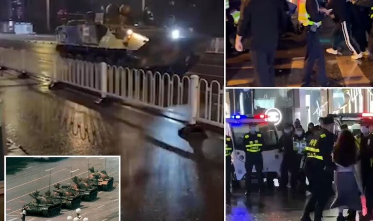 VIDEO/ Ekonomia në krizë, Pekini nxjerr tanket. Miliona njerëz në protesta