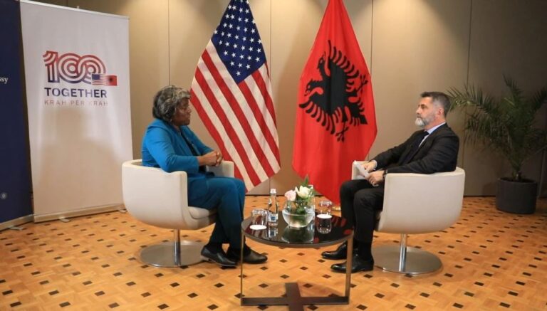 Thomas-Greenfield flet për VOA-n nga Tirana: Shqipëria një partner i jashtëzakonshëm në Këshillin e Sigurimit