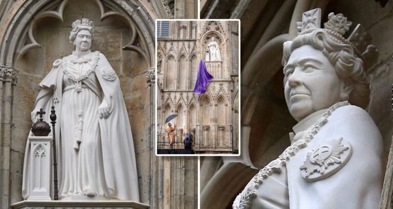 FOTO/ Pas vdekjes, zbulohet statuja e Mbretëreshës Elizabeth II