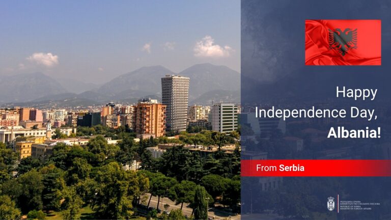 110-vjetori i Pavarësisë, Serbia: Shëndet dhe paqe për popullin shqiptar