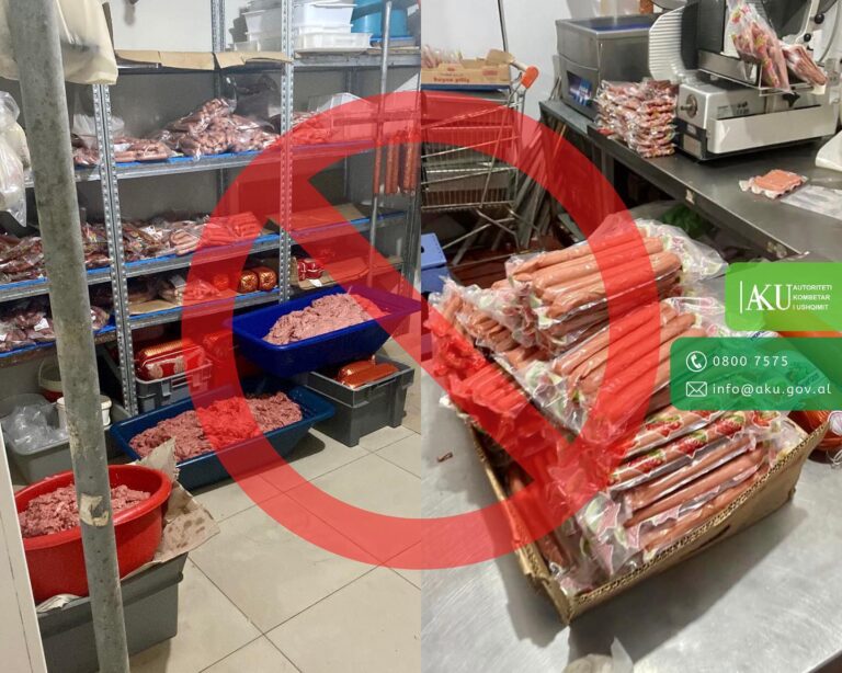 AKU bllokon vezë e produkte sallami në 13 subjekte në Vlorë: Në kushte jo higjienike
