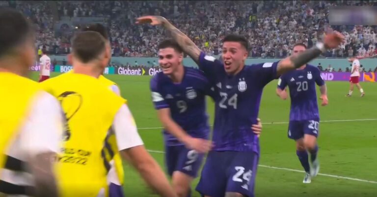 Argjentina dyfishon avantazhin ndaj Polonisë, Alvarez realizon super gol (VIDEO)