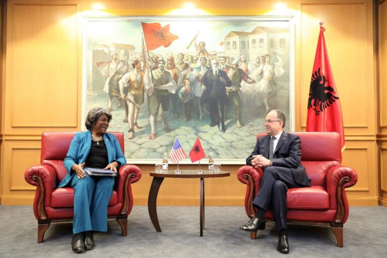 Presidenti Begaj takon Ambasadoren e SHBA në OKB, Linda Thomas-Greenfield
