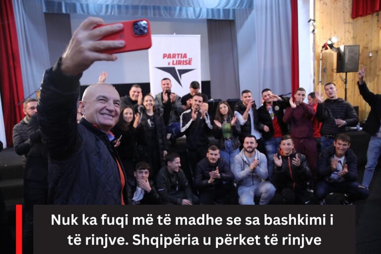 Ilir Meta: Bashkimi i të rinjve është fuqi bërthamore!