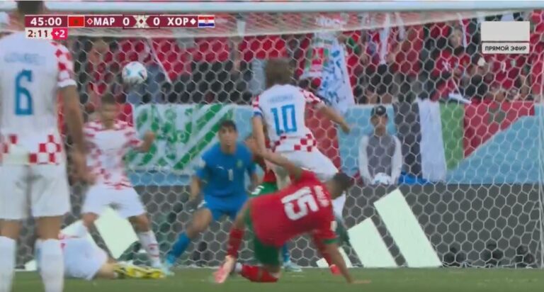 Kroacia dominon në 45 minutat e para ndaj Marokut, Modric i pafat (VIDEO)
