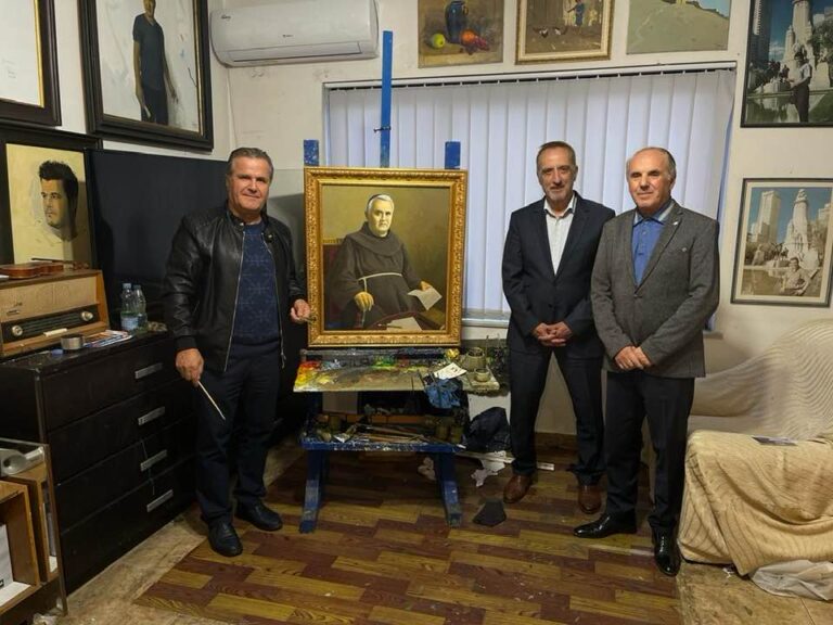 At Gjergj Fishta u ngjall përsëri në penelin e piktorit të njohur, Pashk Pervathit