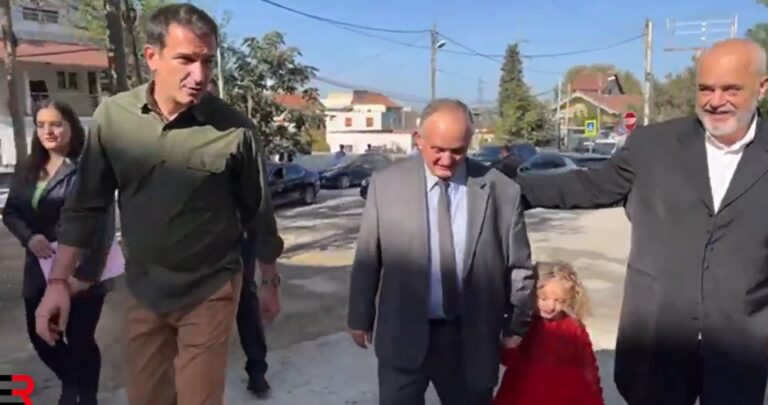 Edi Rama dhe Erion Veliaj përurojnë shkollën e re në Qesarakë të Tiranës (Video)