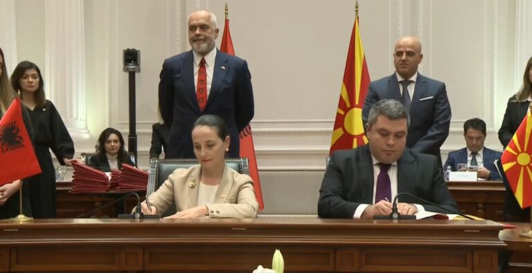 Nënshkruhen marrëveshjet dhe memorandumet ndërqeveritare Shqipëri-Maqedoni