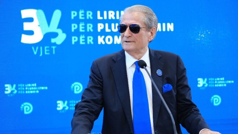 32-vjetori i PD, Berisha: Me Bashën kjo parti u kthye në fasadë. U tradhtua populli