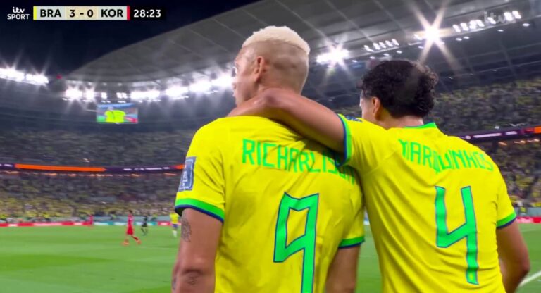 Brazili i frikshëm, Richarlison shënon golin e tretë ndaj Koresë (VIDEO)