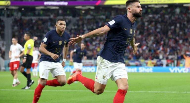Giroud zhbllokon sfidën ndaj Polonisë dhe futet në historinë e Francës (VIDEO)