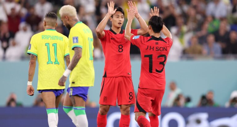 Koreja e Jugut shënon golin e nderit ndaj Brazilit, “perlë” e Paik Seung-Ho (VIDEO)