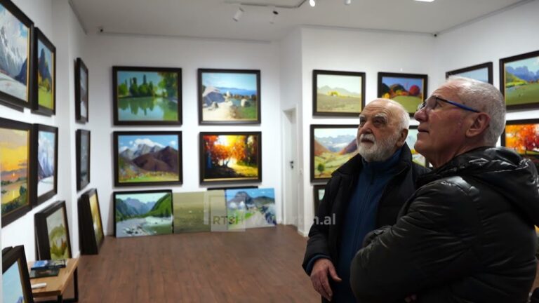 “Bukuritë e vendit tim”, piktori Pashk Përvathi prezanton në Galeri+ koleksionin e tij të ri