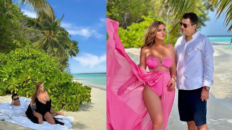 Rezarta Shkurta foto provokuese nga Maldive