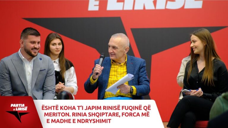 Meta: Zgjedhjet e 14 Majit do të jenë historike, sepse të rinjtë e Shqipërisë do të marrin në dorë fatet e tyre