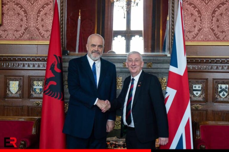 Rama pritet nga kreu i Kuvendit të Britanisë: Shprehu keqardhje për retorikën ndaj shqiptarëve