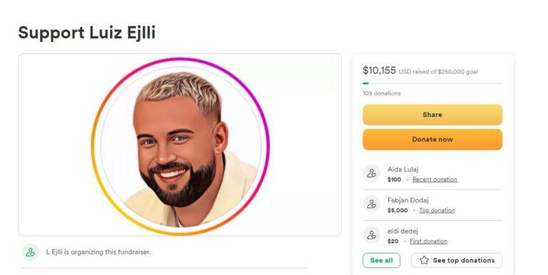 GoFundMe për Luizin shkakton polemika, deri tani janë mbledhur mbi 10 mijë dollarë