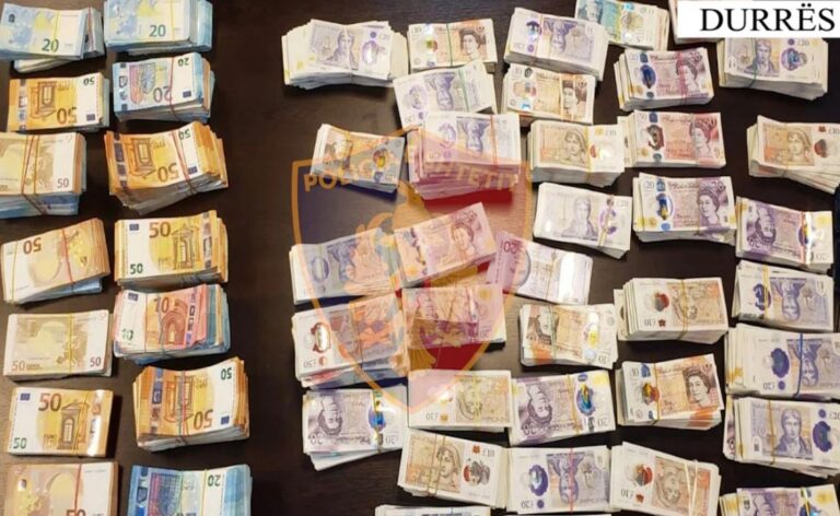 Erdhën me kamion nga Italia, sekuestrohen 150 mijë euro dhe 164 mijë paund në portin e Durrësit