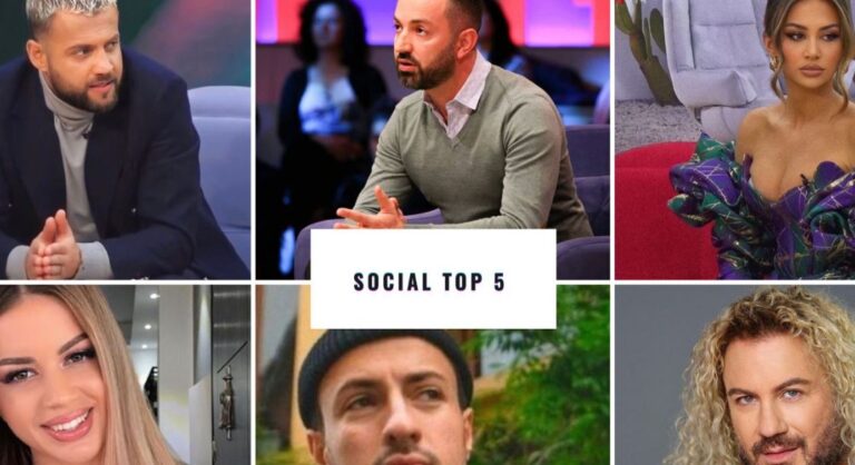 10 banorët e ”Big Brother Albania Vip 2”, që kanë marrë më shumë ndjekës në Instagram këtë javë