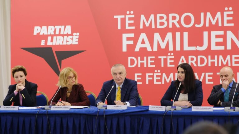 Ilir Meta prezanton planin e Partisë së Lirisë për familjet shqiptare
