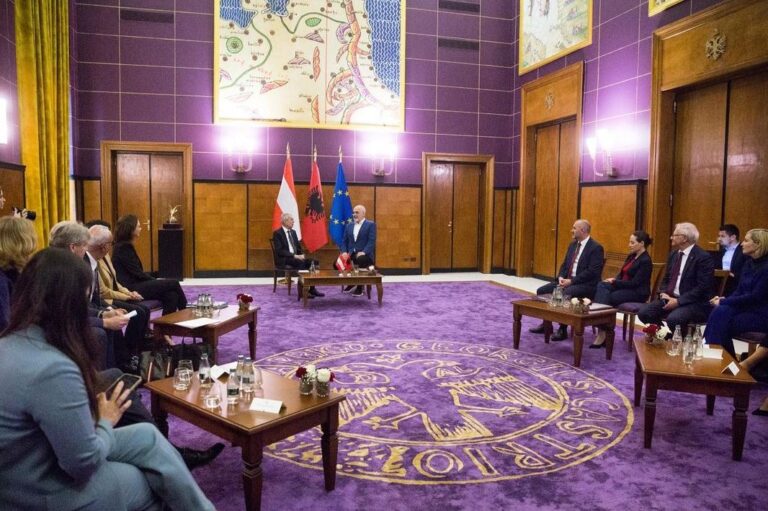 Rama: Kënaqësi të mirëprisja sot Presidentin e Austrisë, Alexander Van der Bellen