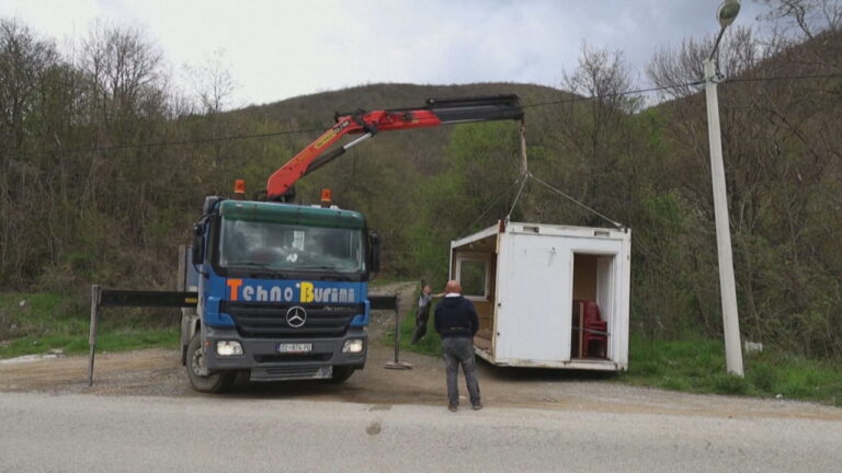 Zgjedhjet e së dielës, Kosova vendos kontejner për votimet në veri