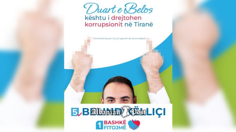 Posteri i Këlliçit, Alfred Lela: Belo që nxjerr gishtin e mesit është guxim politik