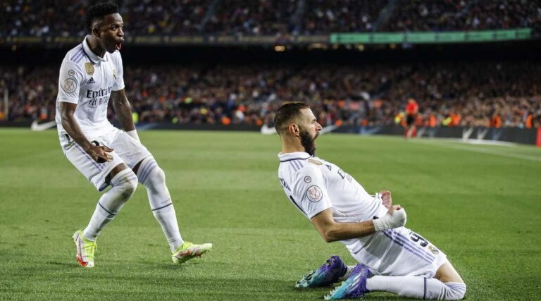 Real Madrid shkatërron me “poker” Barcelonën në Kupën e Mbretit, Benzema shkëlqen me tripletë (VIDEO)