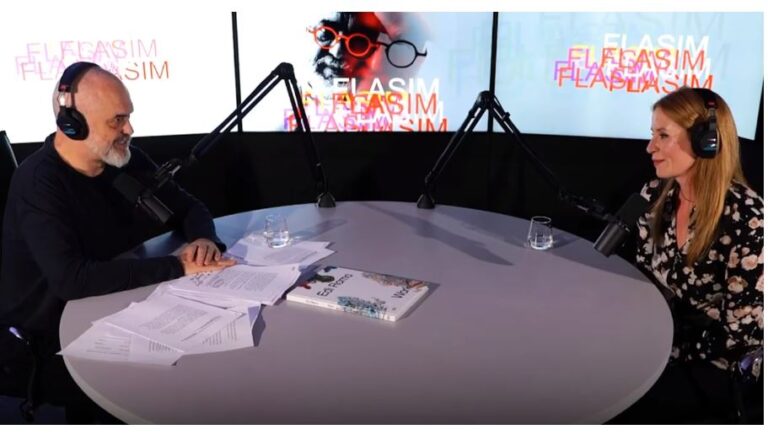 Kryeministri Rama interviston gazetaren britanike Alice Taylor (VIDEO)