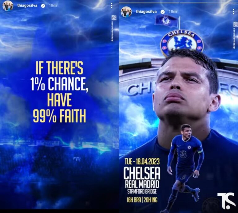 Thiago Silva: Nëse ka 1% mundësi, ke 99% besim!