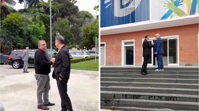Humbën zgjedhjet, ish-deputetët Boçi dhe Hila takohen në selinë blu