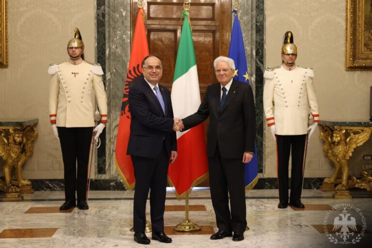 Bajram Begaj pritet nga homologu Mattarella! Presidenti: Të mbyllet marrëveshja për sigurimet shoqërore me Italinë