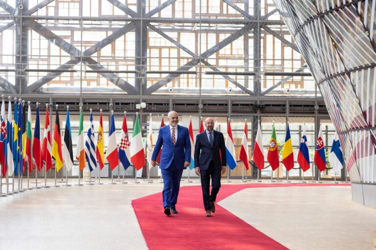 VIDEO/ Rama pritet nga Presidenti i Këshillit Europian, Charles Michel